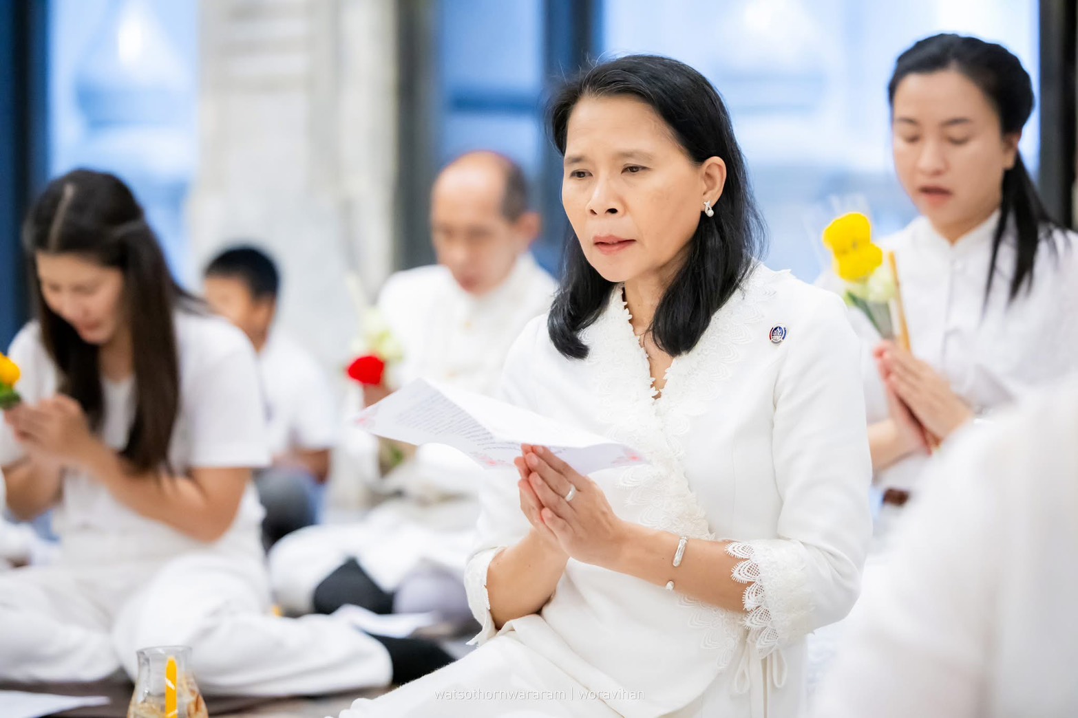 พช.ฉะเชิงเทรา ร่วมพิธีเวียนเทียน เนื่องในวันมาฆบูชา