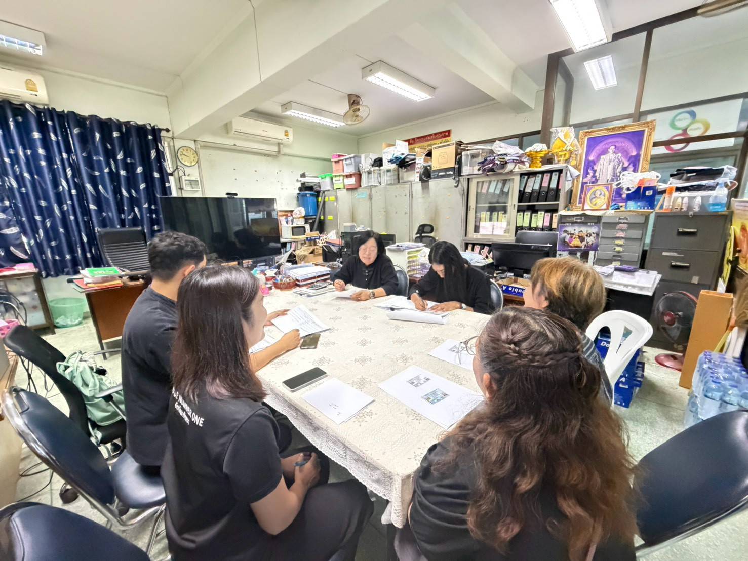 สนง.เลขานุการคณะอนุกรรมการบริหารกองทุนพัฒนาบทบาทสตรีระดับจังหวัด จังหวัดฉะเชิงเทรา นิเทศ ติดตามและหาทางออกให้กับสมาชิกกลุ่มอาชีพกองทุนพัฒนาบทบาทสตรี อำเภอบ้านโพธิ์